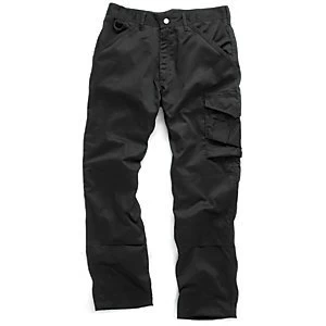 Image of Scruffs Black Work Trousers - 30W 31L