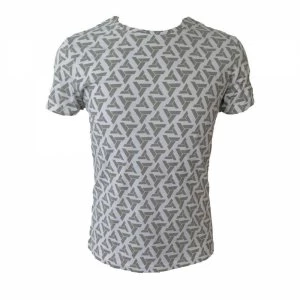 Image of Assassins Creed Abstergo Logo All-Over Print Medium T-Shirt - Light Grey