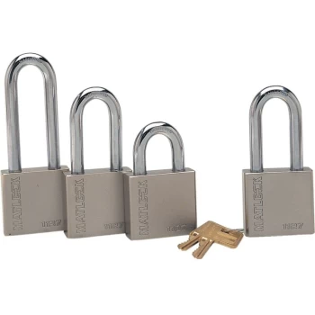 Image of 50X50MM Shackle Solid Steel Padlock - Matlock