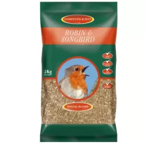 Image of Johnston and Jeff Songbird and Robin Feed Mix Bird Food 2kg