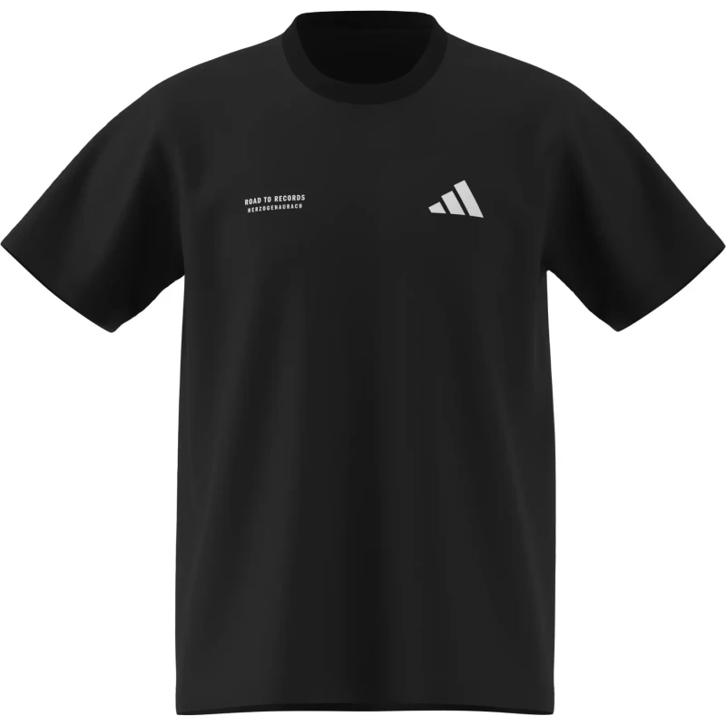 Image of T-Shirt adidas Road To Records Graphic Noir Unisex S