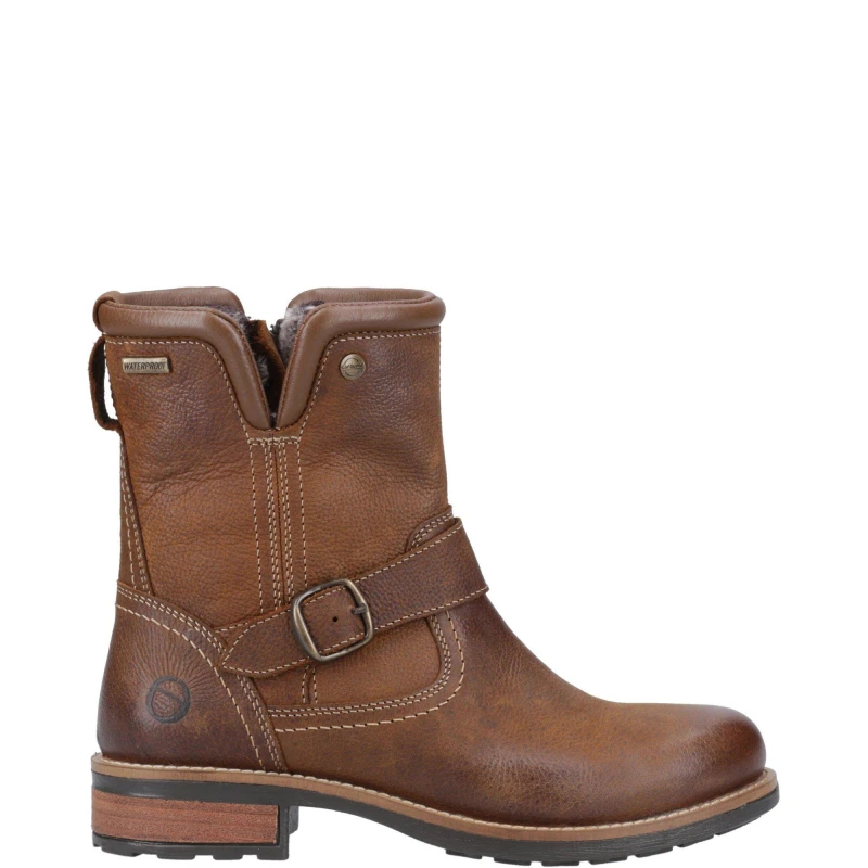 Image of Cotswold Womens 'Kinsham' Ankle Boots in Tan Size: 8 Tan Female 8