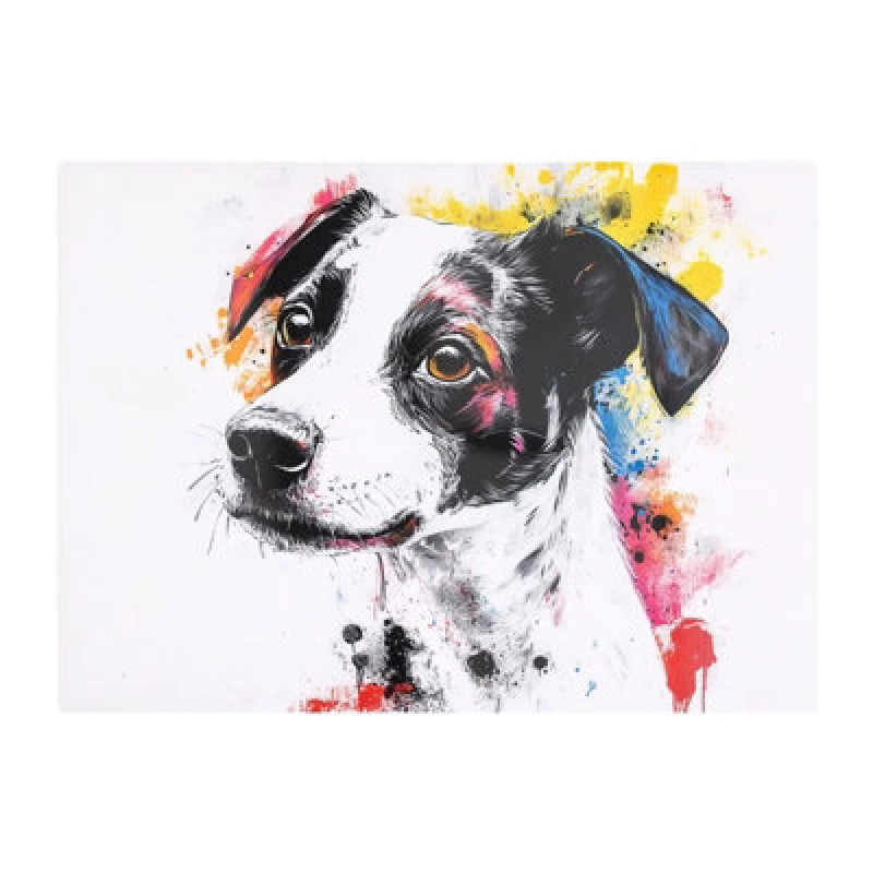Image of Warren Reed Designer Banksy Inspired Jack Russell Dog Chopping Board