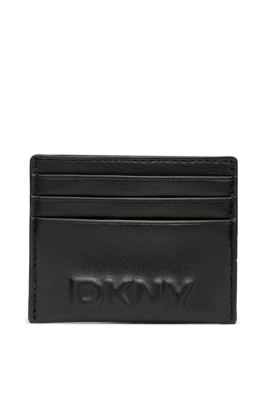Image of DKNY Womens Tinsley Cardholder Black Female One Size