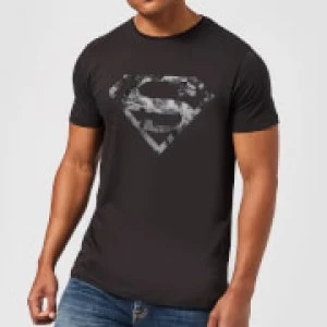 Image of DC Originals Marble Superman Logo Mens T-Shirt - Black - M