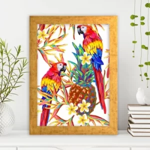 Image of AC577111918 Multicolor Decorative Framed MDF Painting