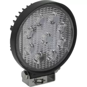 Image of Waterproof Work Light & Mounting Bracket -27W SMD LED - 115mm Round Flash Torch