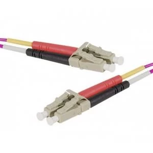 Image of 0.5m Om4 Duplex Fibre Pink Lszh Lc To Lc