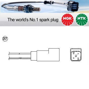 Image of NGK OZA448-E12 / 1865 Lambda Sensor Zirconia Type Oxygen O2 Exhaust Probe