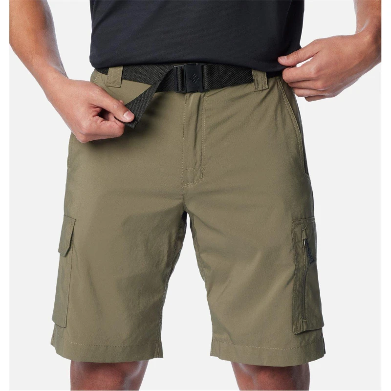Image of Columbia Silver Ridge Utility Walking Shorts Mens Stone Green male Small