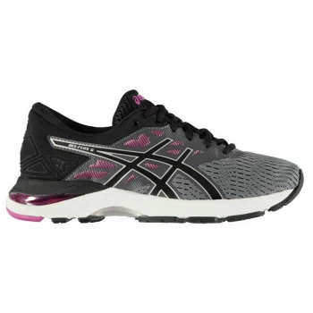 Image of Asics Gel Flux 5 Running Shoes Ladies - Grey/Blk/Red