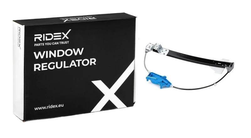 Image of RIDEX 1561W0054 Window regulator Left, Operating Mode: Electric, without electric motor Window Winder (1561)