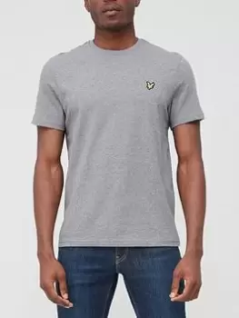 Image of Lyle & Scott Plain T-Shirt - Grey Marl, Size XL, Men