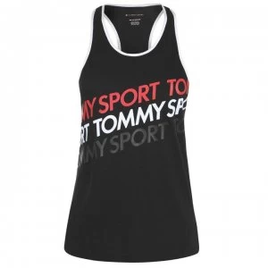 Image of Tommy Sport Graphic Tank Top - PVH Black