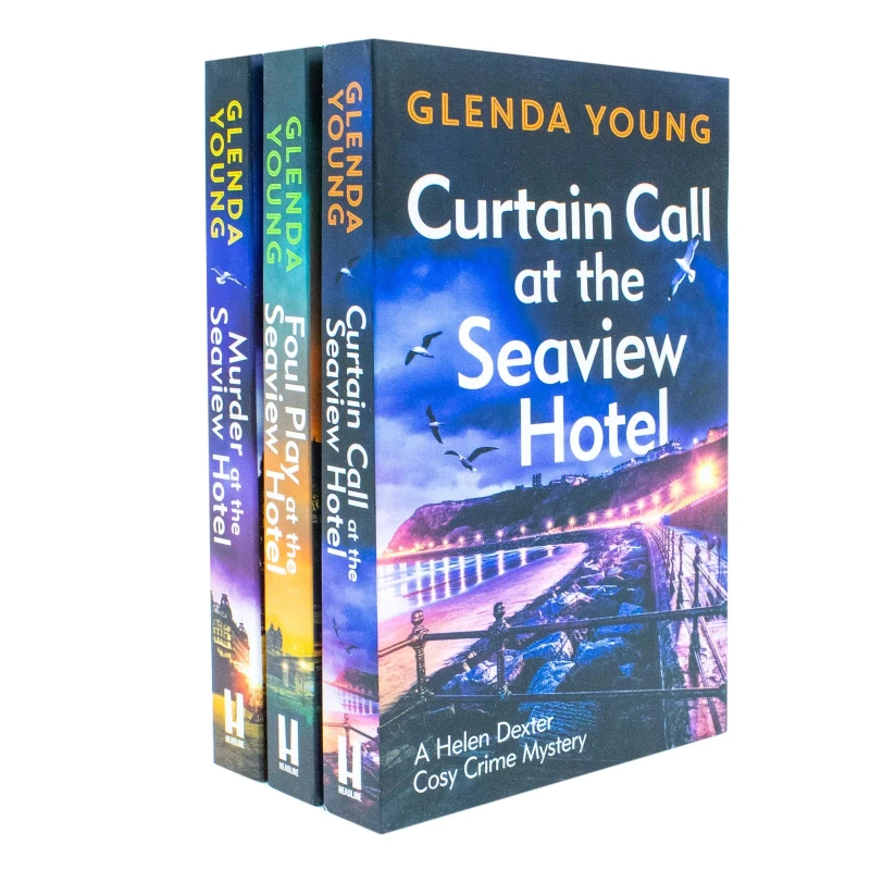 Image of Helen Dexter Cosy Crime Mysteries 3 Book Set Glenda Young Murder At The Seaview Hotel Glenda Young Books