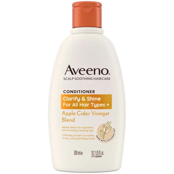Image of Aveeno Clarify & Shine Apple Cider Vinegar Blend Conditioner 300ml