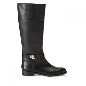 Image of Lauren by Ralph Lauren Baylee Knee High Boots - Black
