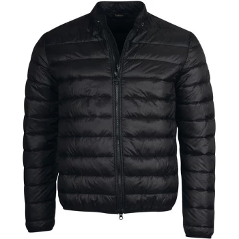 Image of Barbour International Packable Cafe Quilted Jacket - Black