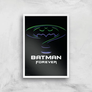 Image of Batman Forever Giclee Art Print - A2 - White Frame