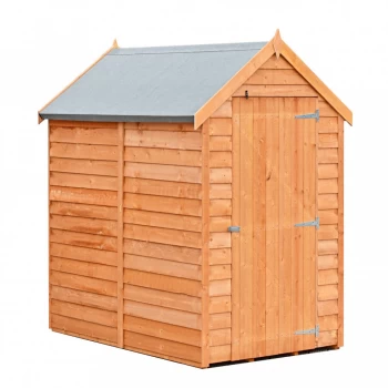 Image of Shire Super Value Overlap Apex Shed - 4ft x 6ft (1200mm x 1830mm)