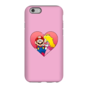 Image of Nintendo Super Mario Peach Kiss Phone Case - iPhone 6S - Tough Case - Gloss