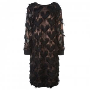 Image of Biba Fluffy Star Shift Dress