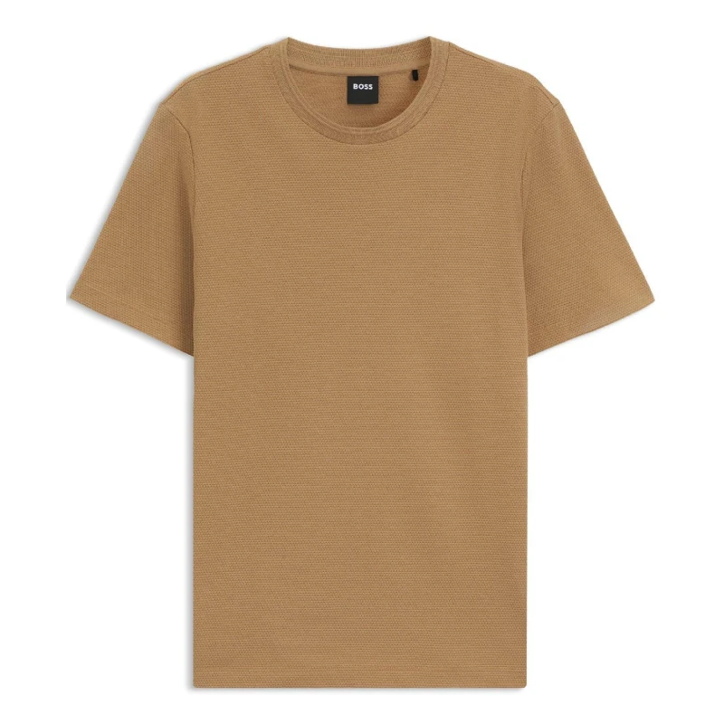 Image of Boss Tiburt 240 T-Shirt Beige male 2XL