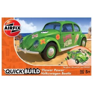 Image of VW Beetle Flower Power Quickbuild Air Fix Model Kit