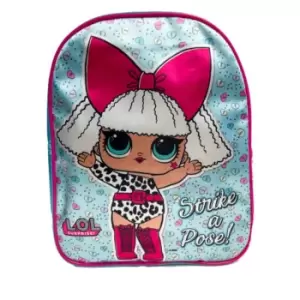 Image of Lol Surprise Childrens/Kids Satin Backpack (One Size) (Blue/Pink)