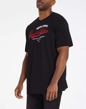 Image of Jack & Jones Logo Crew Neck T-Shirt