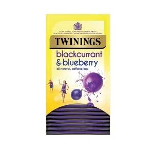 Image of Twinings Blackcurrant and Blueberry Pack of 20 F14393