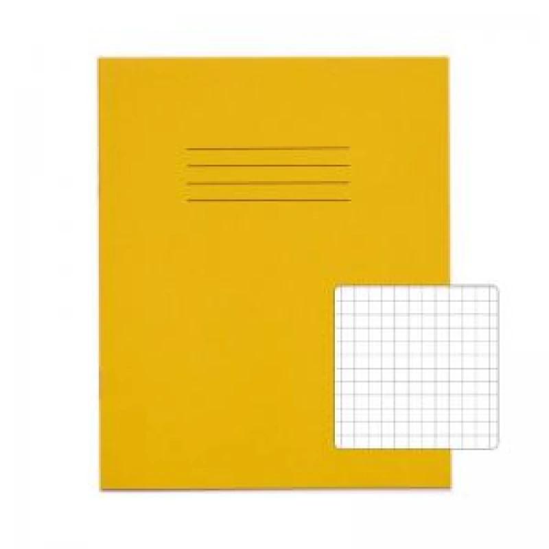 Image of RHINO 8 x 6.5 Exercise Book 80 Page, Yellow, S7 (Pack of 100)
