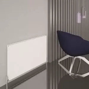 Image of Carisa Monza Horizontal Designer Radiator, White (W)1040mm (H)600mm