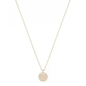 Image of Ladies Swarovski Rose Gold Plated Ginger Necklace