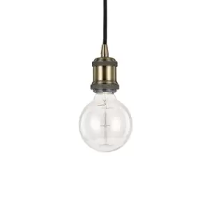 Image of Frida 1 Light Ceiling Pendant Burnished Finish