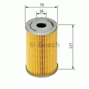 Image of Bosch 1457429113 Oil Filter Element P9113