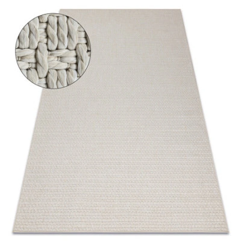 Image of RugsX Carpet Origi 3561 Cream - Flat-Woven Sisal String 58X100 Cm
