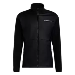 Image of adidas Multi Primegreen Wind Fleece Jacket Mens - Black