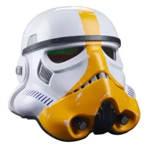 Image of Star Wars: The Mandalorian Black Series Electronic Helmet Artillery Stormtrooper