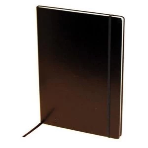 Image of Silvine Executive A4 Notebook Soft Feel 160 Pages Black