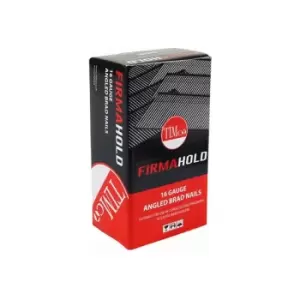 Image of FirmaHold Angled Stainless Steel Brads Nail 16g x 50mm Qty 2000 - Timco