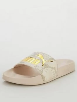 Image of Puma Leadcat Snake Lux - White/Gold, Size 4, Women