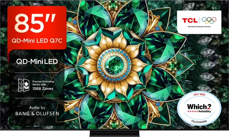 Image of TCL Q7C 85" 4K Ultra HD MiniLED Smart Google TV - 85Q7C-UK
