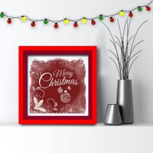 Image of 3030AHSNOEL-006 Multicolor Decorative Framed MDF Painting