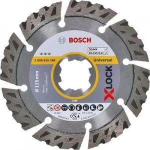 Image of Bosch X-LOCK diamond cut-off wheel 115mm Bosch Accessories 2608615160 Diameter 115mm