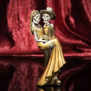 Image of Day Of The Dead - Newlywed Couple Figurine - 20cm
