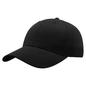 Image of Atlantis Zoom Sports 6 Panel Baseball Cap (Pack Of 2) (One Size) (Black)