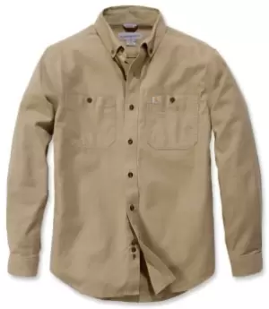 Image of Carhartt Rugged Flex Rigby Work Shirt, green, Size S, green, Size S