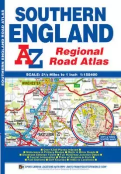 Image of Southern England Regional Road Atlas by Geographers' A-Z Map Company
