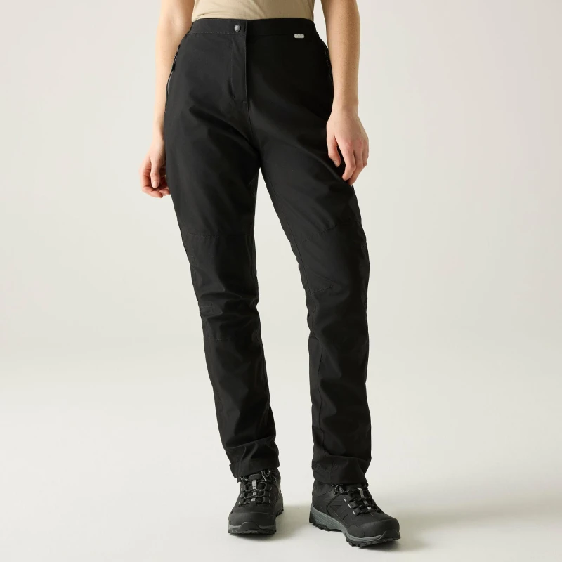 Image of Womens waterproof Trousers Regatta Highton Noir Female 2XL Short
